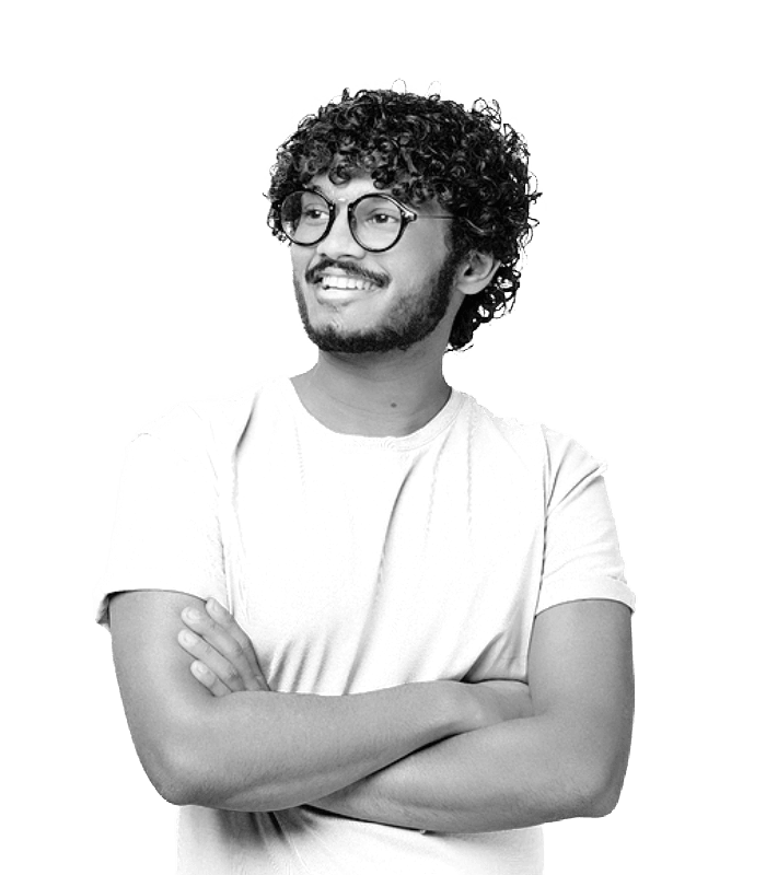 Student looking at the Premium product