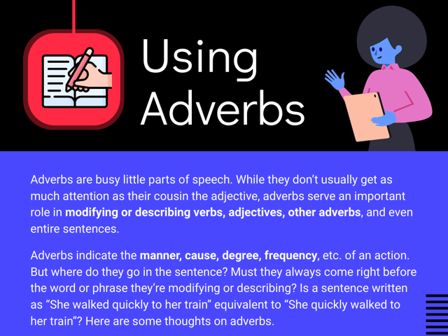 How to Use Adverbs