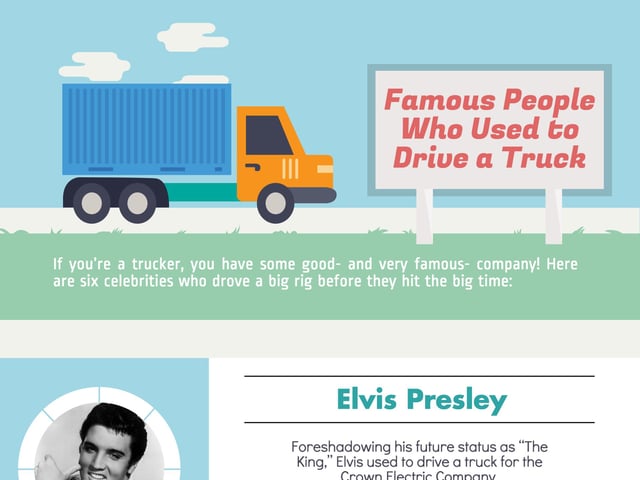 Famous People Who Used to Drive a Truck
