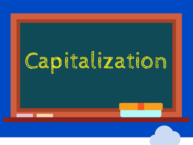 Rules for Capitalization