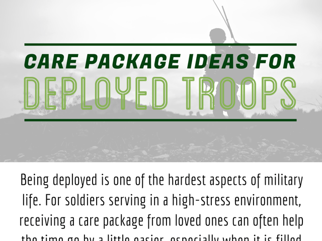 Care Package Ideas for Deployed Troops