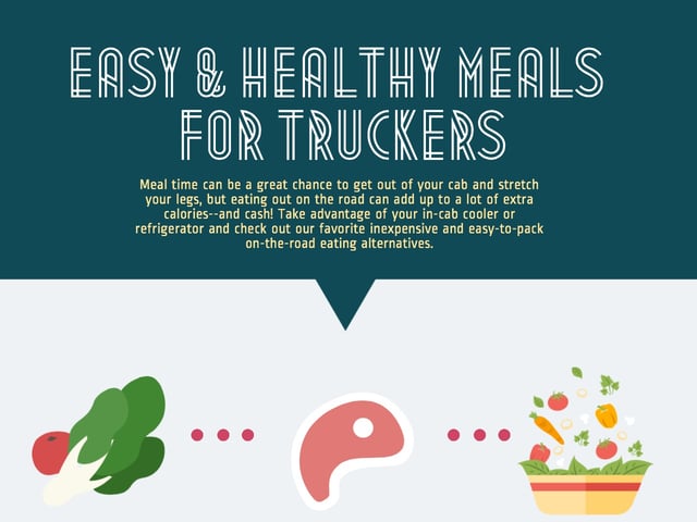 Easy & Healthy Meals For Truckers