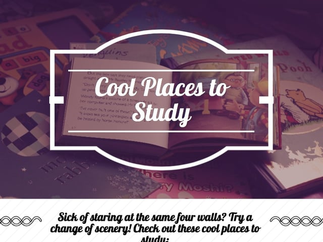 5 Cool Places to Study