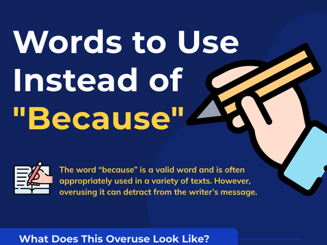 Words to Use Instead of "Because"