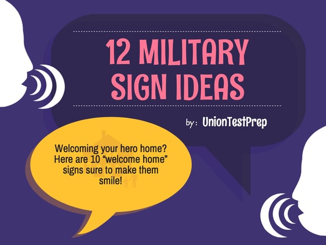 12 Military Sign Ideas
