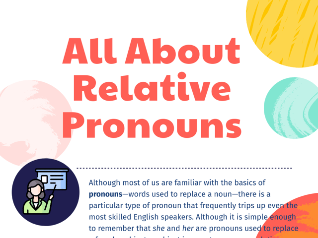 All About Relative Pronouns