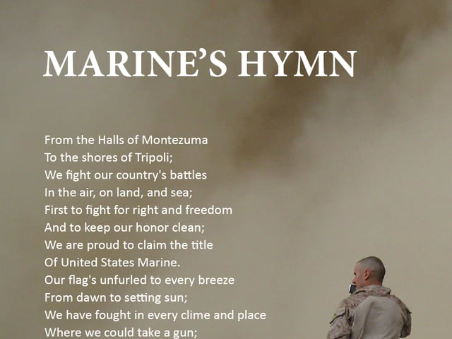 The Marine's Hymn
