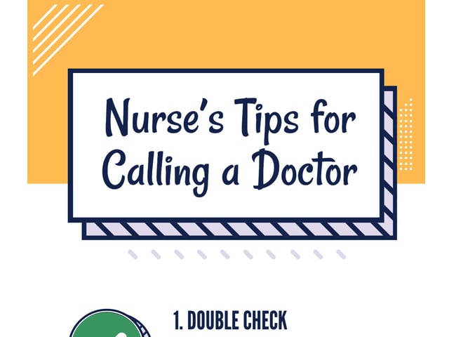 Nurse's Tips for Calling a Doctor