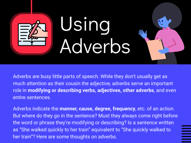 How Use How to Use Adverbs