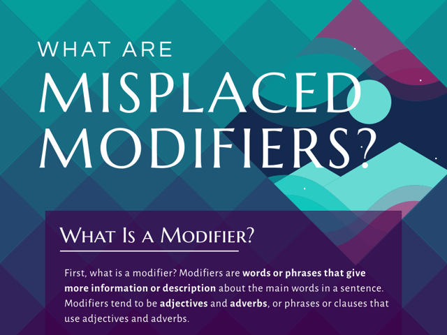 The Mystery of the Misplaced Modifier