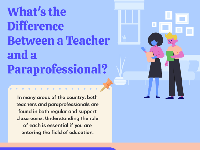 What's the Difference Between a Teacher and a Paraprofessional?